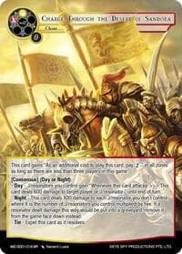 Charge Through The Desert Of Sandora - ABC Duel Decks - Force of Will card