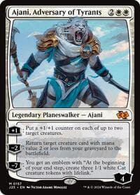 Ajani, Adversary of Tyrants - Foundations Jumpstart - Magic: The Gathering card