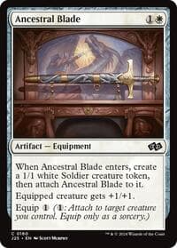 Ancestral Blade - Foundations Jumpstart - Magic: The Gathering card