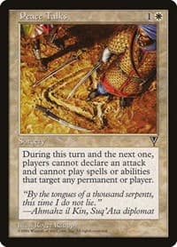 Peace Talks - Visions - Magic: The Gathering card