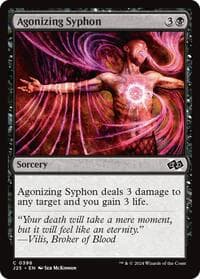 Agonizing Syphon - Foundations Jumpstart - Magic: The Gathering card