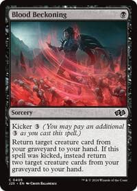 Blood Beckoning - Foundations Jumpstart - Magic: The Gathering card