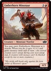 Emberhorn Minotaur - Foundations Jumpstart - Magic: The Gathering card