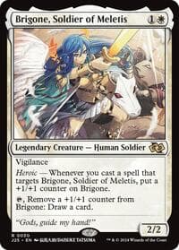 Brigone, Soldier of Meletis (Anime) - Foundations Jumpstart - Magic: The Gathering card
