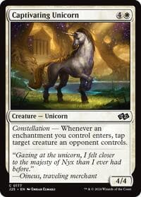 Captivating Unicorn - Foundations Jumpstart - Magic: The Gathering card