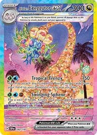 Alolan Exeggutor ex - SV08: Surging Sparks - Pokemon card