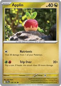 Applin - SV08: Surging Sparks - Pokemon card