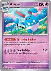 Azumarill - SV08: Surging Sparks - Pokemon card