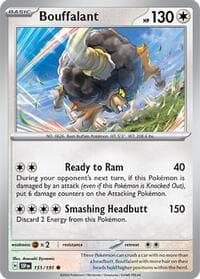 Bouffalant - SV08: Surging Sparks - Pokemon card