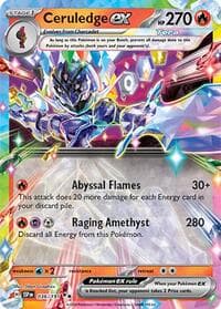 Ceruledge ex - SV08: Surging Sparks - Pokemon card