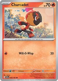 Charcadet - SV08: Surging Sparks - Pokemon card