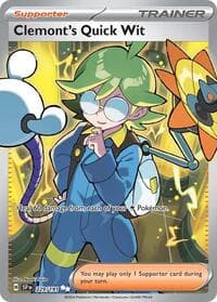 Clemont's Quick Wit - SV08: Surging Sparks - Pokemon card