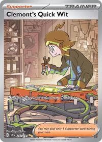 Clemont's Quick Wit - SV08: Surging Sparks - Pokemon card