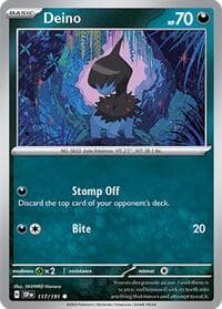 Deino - SV08: Surging Sparks - Pokemon card