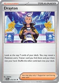 Drayton - SV08: Surging Sparks - Pokemon card