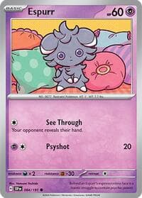 Espurr - SV08: Surging Sparks - Pokemon card