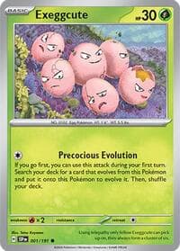 Exeggcute - SV08: Surging Sparks - Pokemon card