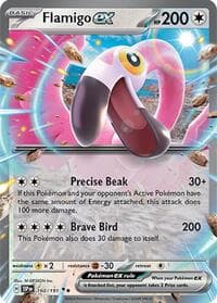 Flamigo ex - SV08: Surging Sparks - Pokemon card