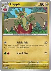 Flapple - SV08: Surging Sparks - Pokemon card