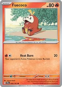 Fuecoco - SV08: Surging Sparks - Pokemon card