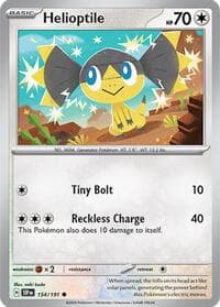 Helioptile - SV08: Surging Sparks - Pokemon card