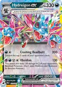 Hydreigon ex - SV08: Surging Sparks - Pokemon card