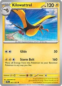 Kilowattrel - SV08: Surging Sparks - Pokemon card
