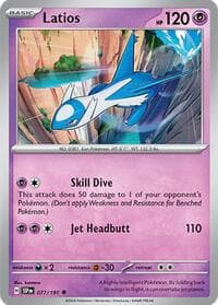 Latios - SV08: Surging Sparks - Pokemon card