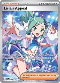 Lisia's Appeal - SV08: Surging Sparks - Pokemon card