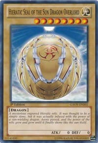 Hieratic Seal of the Sun Dragon Overlord - Galactic Overlord - YuGiOh card