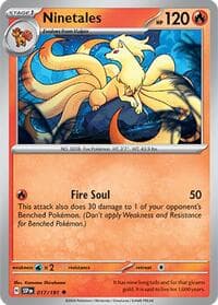 Ninetales - SV08: Surging Sparks - Pokemon card