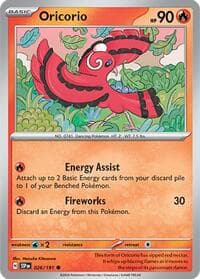 Oricorio - SV08: Surging Sparks - Pokemon card