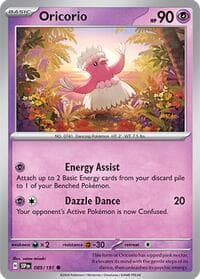 Oricorio - SV08: Surging Sparks - Pokemon card