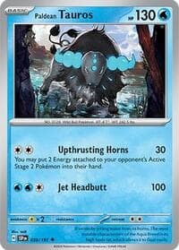 Paldean Tauros - SV08: Surging Sparks - Pokemon card