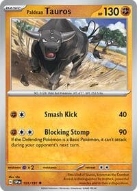 Paldean Tauros - SV08: Surging Sparks - Pokemon card