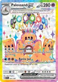 Palossand ex - SV08: Surging Sparks - Pokemon card