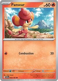 Pansear - SV08: Surging Sparks - Pokemon card