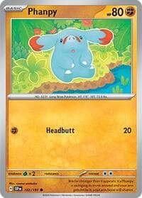 Phanpy - SV08: Surging Sparks - Pokemon card
