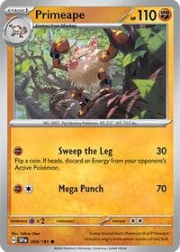 Primeape - SV08: Surging Sparks - Pokemon card