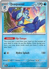 Quaquaval - SV08: Surging Sparks - Pokemon card
