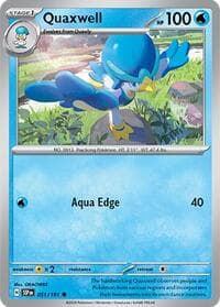 Quaxwell - SV08: Surging Sparks - Pokemon card