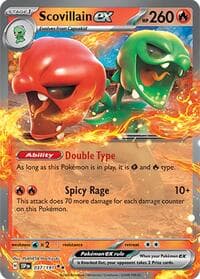 Scovillain ex - SV08: Surging Sparks - Pokemon card