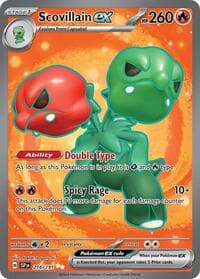 Scovillain ex - SV08: Surging Sparks - Pokemon card