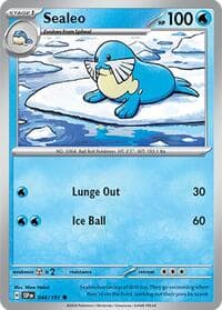 Sealeo - SV08: Surging Sparks - Pokemon card