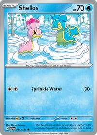 Shellos - SV08: Surging Sparks - Pokemon card