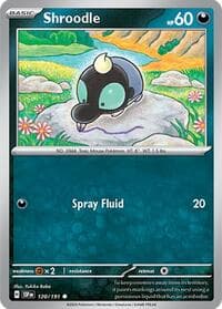 Shroodle - SV08: Surging Sparks - Pokemon card