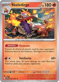 Skeledirge - SV08: Surging Sparks - Pokemon card