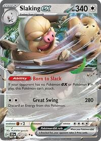 Slaking ex - SV08: Surging Sparks - Pokemon card