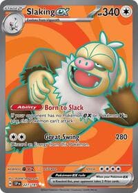 Slaking ex - SV08: Surging Sparks - Pokemon card