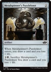Metalspinner's Puzzleknot - Foundations Jumpstart - Magic: The Gathering card